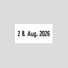 Datumstempel mit Text Trodat Printy 4724