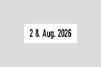 Datumstempel mit Text Trodat Printy 4727
