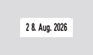 Textplatte f�r Trodat Professional Datumstempel 5460
