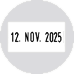 Textplatte f�r Colop Printer R 24-Dater