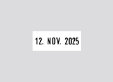 Textplatte f�r Colop Expert Line Datumstempel 3860