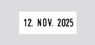 Textplatte f�r Colop Classic Line Datumstempel 2460