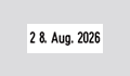 Textplatte f�r Datumstempel mit Text Trodat Classic 2910/P01