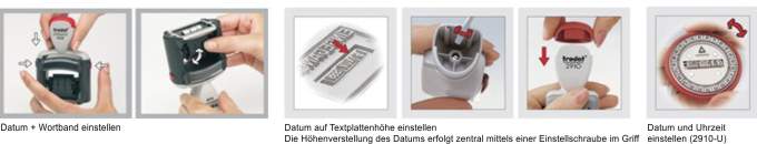 Trodat Datumstempel mit Text