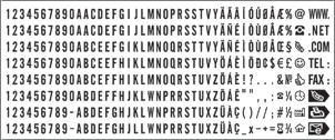 Buchstaben Stempel Buchstaben Stempel