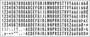 Buchstaben Stempel Buchstaben Stempel
