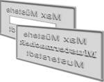 Textplatten f�r Alpo Stempel