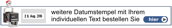 Trodat Datumstempel mit Text | stempelpool.de