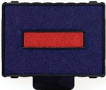 Ersatzstempelkissen 6/57/2 f�r Trodat Profess. Datumstempel 5470 - rot/blau