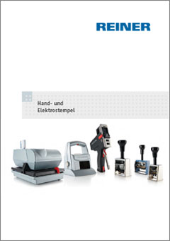 REINER Elektrostempel Katalog