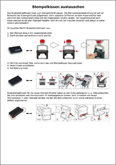 Stempelkissen Austauschen