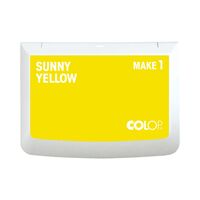 Stempelkissen Colop Make 1 sunny yellow, Gre: 9 x 5 cm