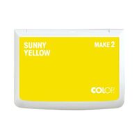 Stempelkissen Colop Make 2 sunny yellow, Gre: 11 x 7 cm