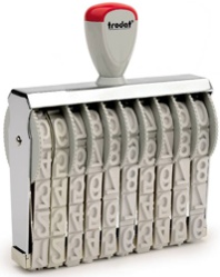 Ziffernbanddrehstempel Trodat Classic 151810