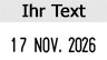 Datumstempel mit Text Trodat Printy 4850