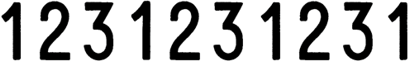 Ziffernbanddrehstempel Trodat Classic 151810