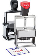 Stempel online - Selbstfaerber aus Metall