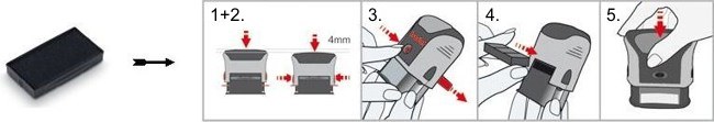 Stempelkissen austauschen Printy
