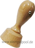 Holzstempel rund