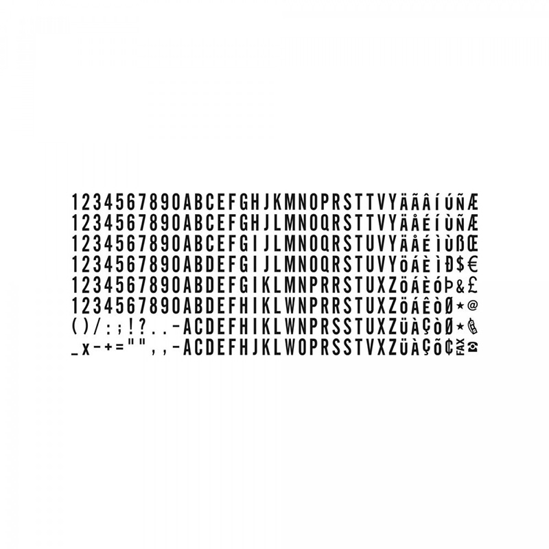 Gummitypen 6004 fr Trodat Typomatic Stempel 