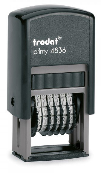 Ziffernbanddrehstempel Trodat Printy 4836