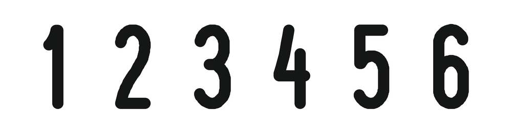 Ziffernbanddrehstempel Trodat Printy 4836 