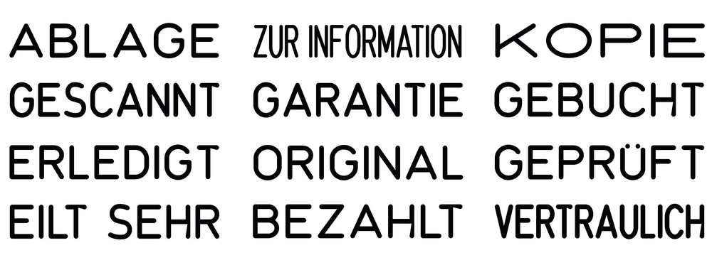 Wortbanddrehstempel Trodat Printy 4822 A 