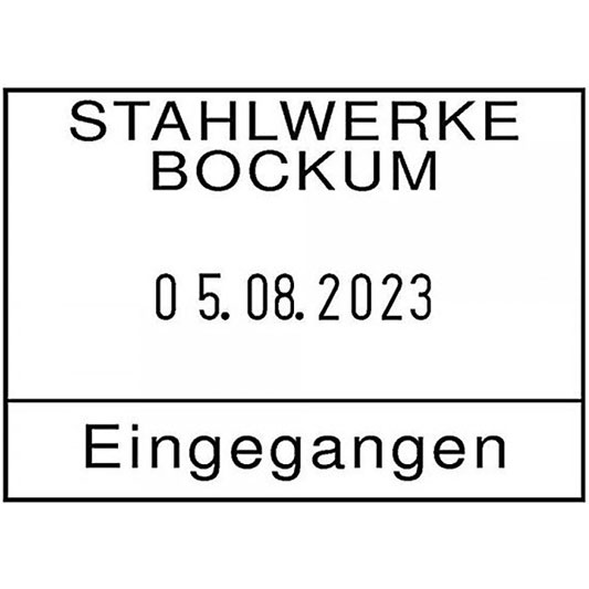 Elektrostempel REINER ChronoDater 920/922/925 mit Textplatte 