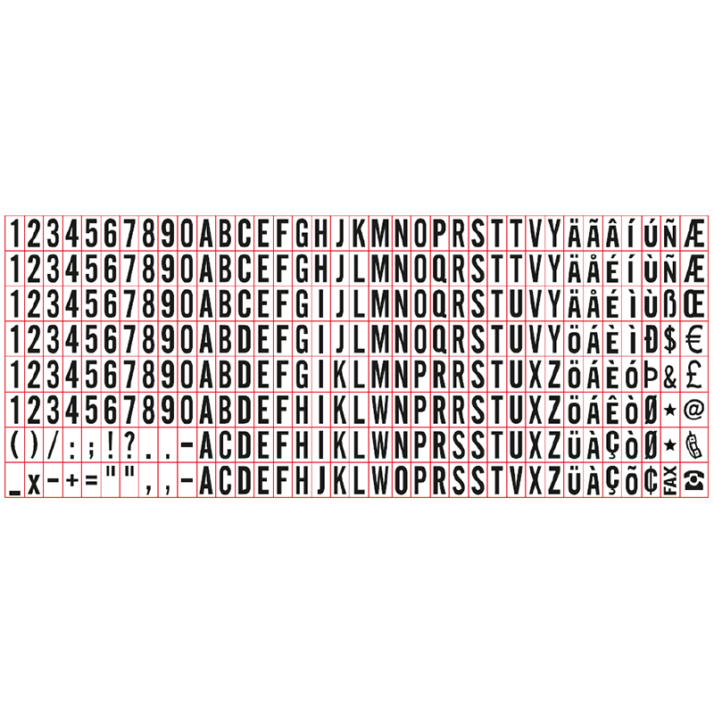 Trodat 4921 Typo Dryteq Set (Auslaufartikel) 
