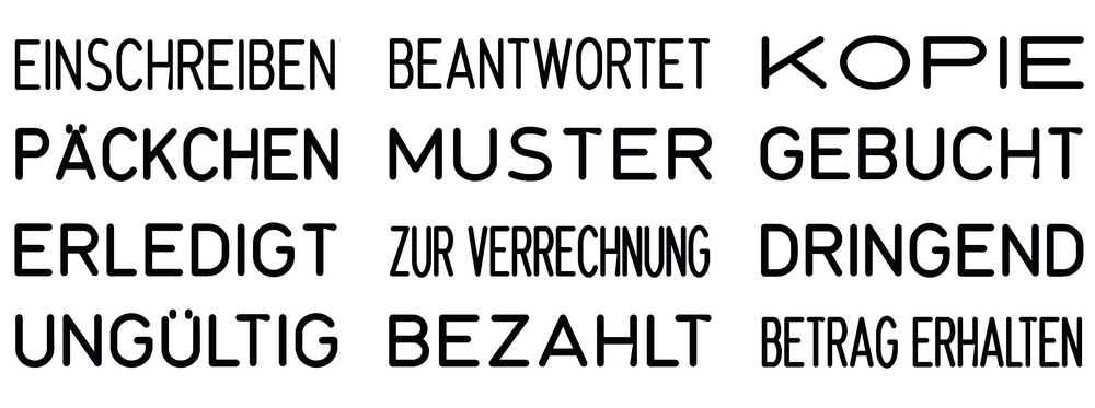 Wortbanddrehstempel Trodat Printy 4822 B 