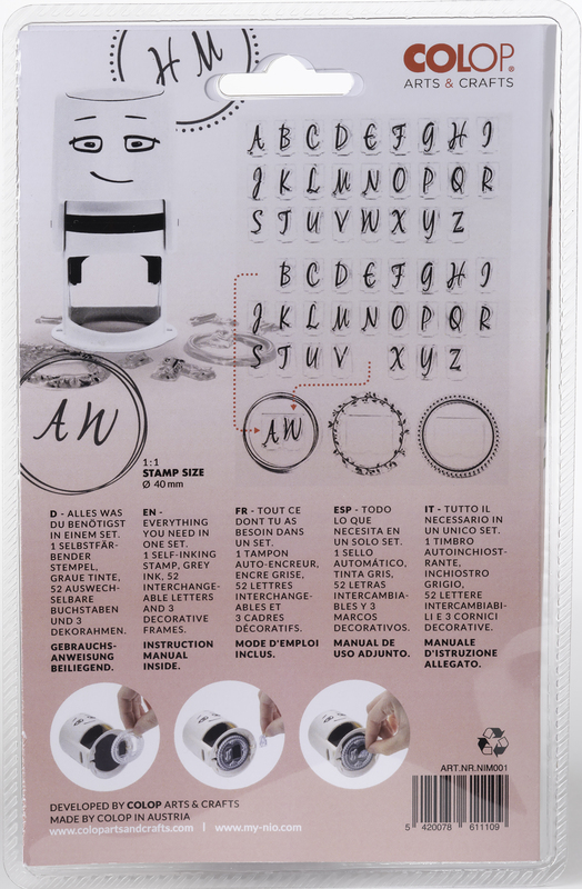 NIO Monogramm Hochzeit Stempelset 