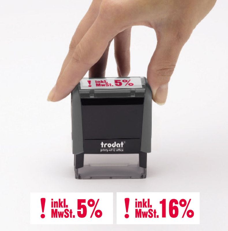 Trodat Office Printy 4912 "inkl. 16% MWST" 