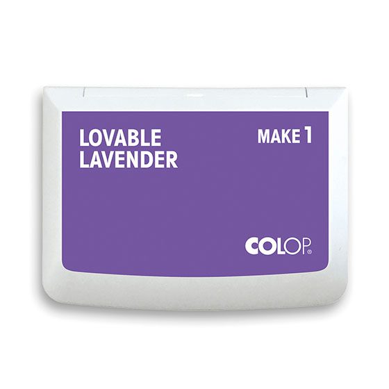 Stempelkissen Colop Make 1 lovable lavender, Größe: 9 x 5 cm