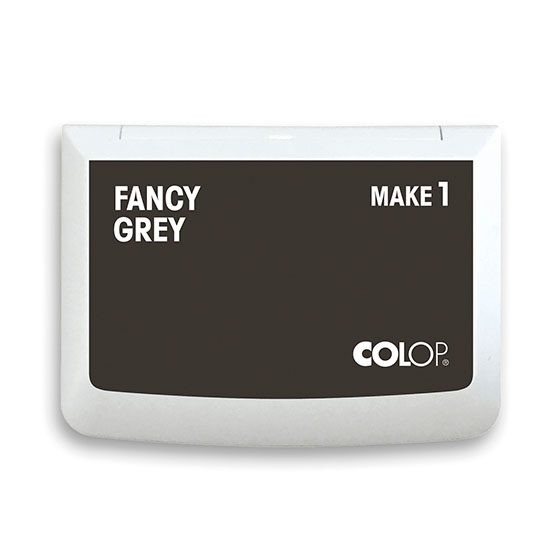 Stempelkissen Colop Make 1 fancy grey, Gre: 9 x 5 cm