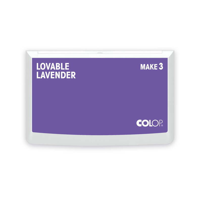 Stempelkissen Colop Make 3 lovable lavender, Gre: 16 x 9 cm