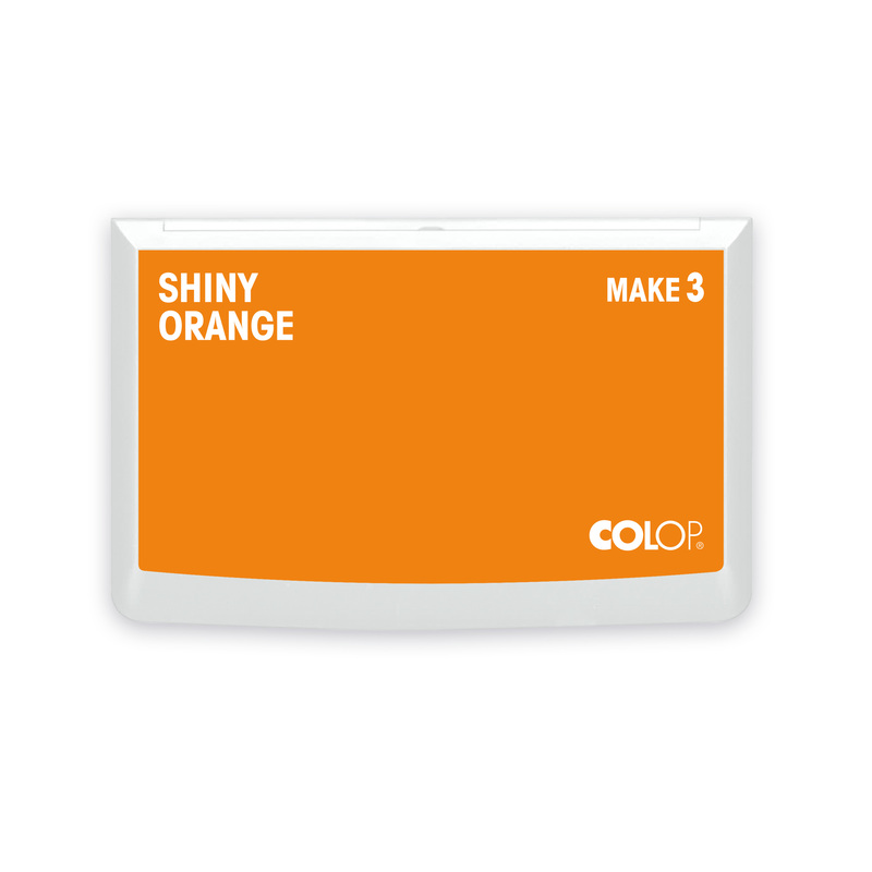 Stempelkissen Colop Make 3 shiny orange, Gre: 16 x 9 cm