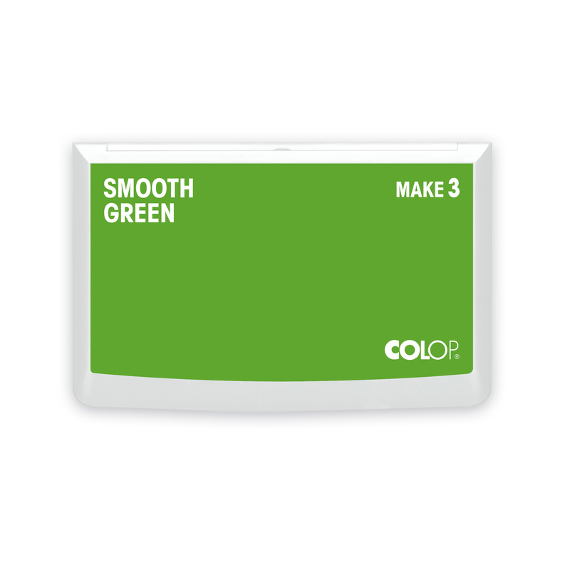 Stempelkissen Colop Make 3 smooth green, Gre: 16 x 9 cm