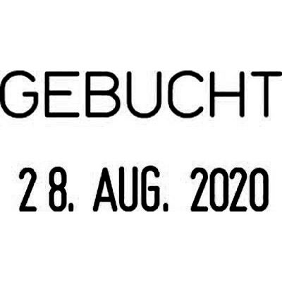Datumstempel mit Lagertext Trodat Printy 4850/L7 