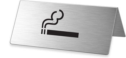 Tischaufsteller "Rauchen erlaubt" Format 85 x 35 mm