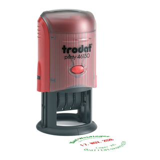 Datumstempel mit Text Trodat Printy 46130 MCI (mehrfarbiger Abdruck)