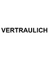 Holzstempel mit Lagertext "VERTRAULICH" 