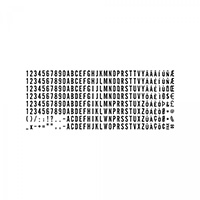 Gummitypen 6004 fr Trodat Typomatic Stempel 