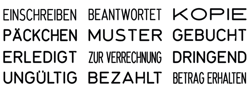 Wortbanddrehstempel Trodat Printy 4822 B  