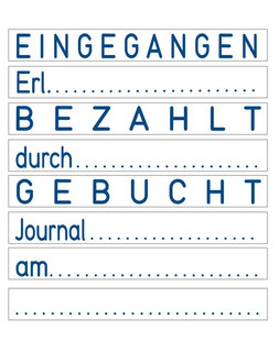 Textplattenset fr Trodat Professional 5430/L 