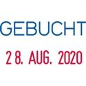 Datumstempel mit Lagertext Trodat Printy 4850/L7 blau