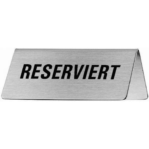 Tischaufsteller "Reserviert" Format 85 x 35 mm