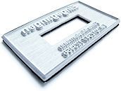 Textplatte fr Trodat Professional Datumstempel 54120