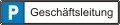 Parkplatz-Reservierungsschild "Geschäftsleitung" (Alu 52x11cm) Parkplatz-Reservierungsschild "Geschäftsleitung" (Alu 52x11cm)
