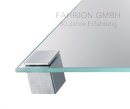 Wandabstandshalter VIERECK in Edelstahlfinish Wandabstandshalter VIERECK in Edelstahlfinish