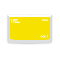 Stempelkissen Colop Make 3 sunny yellow, Gr��e: 16 x 9 cm